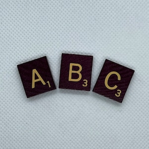 Red Scrabble Tiles