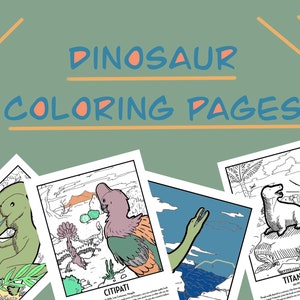 Dinosaur Coloring Pages (100 pages)