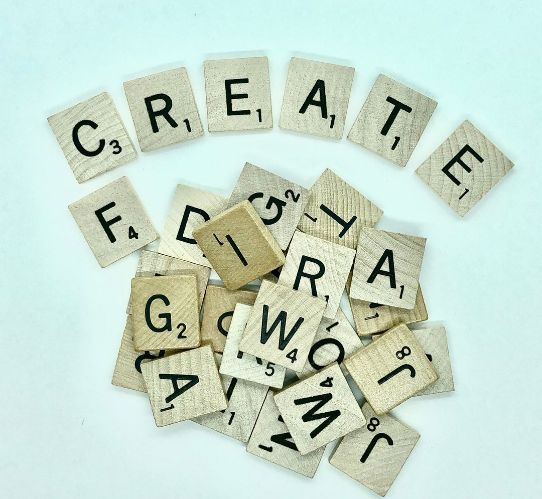 Individual Scrabble Tiles Etsy