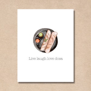 Carte Dosa d'Asie du Sud | Amitié, anniversaire, carte d'anniversaire