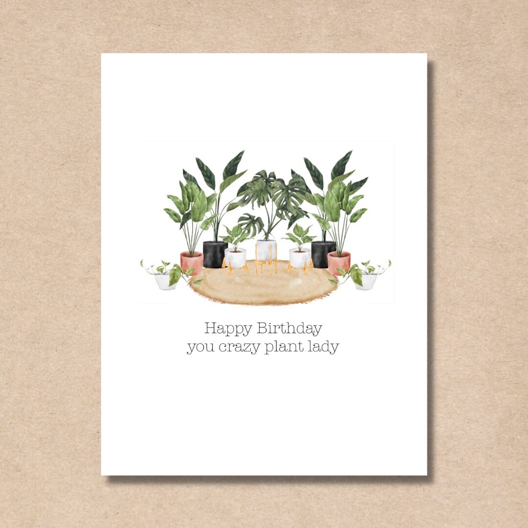 15+ Plant Birthday Card