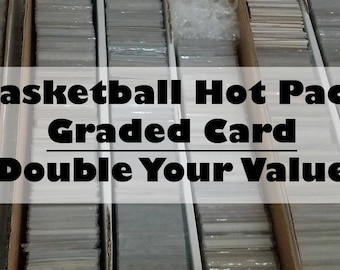 Basketball Card Hot Pack/Re-Pack/Lot - Graded Card (psa, bgs, csg) Included - Guaranteed DOUBLE the Value - No Junk - NBA