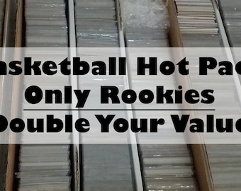 Just ROOKIES! Basketball Card Hot Pack/Re-Pack - Guaranteed DOUBLE the Value - No Junk - NBA