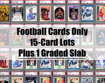 grade football cards Amazon.com: Football Mystery Slabs | 2 Graded Cards | Grade 8+ Guaranteed
