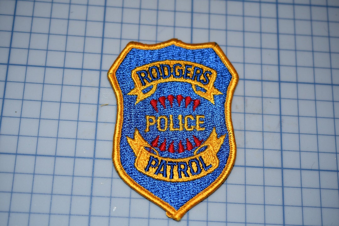 Rodgers Rangers Patch Rodgers Police Patrol California Patch S3-278 - Etsy