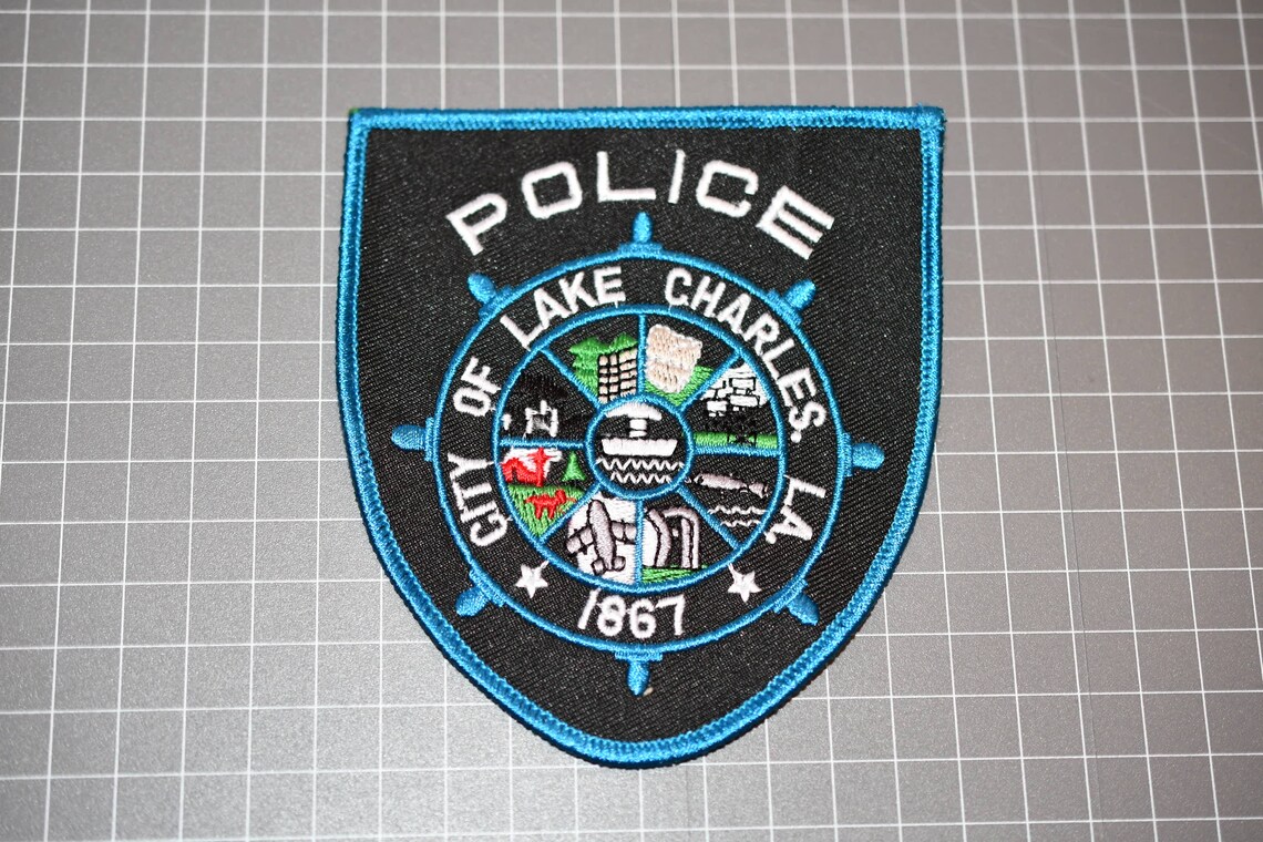City Of Lake Charles Louisiana Police Patch B2 Etsy