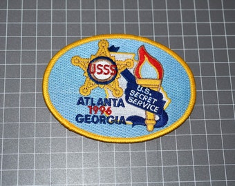 United States Secret Service USSS Atlanta Georgia 1996 Patch (B1)