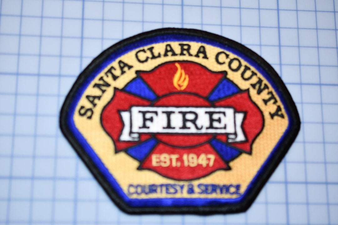 Santa Clara County California Fire Patch (B29-337) - Etsy