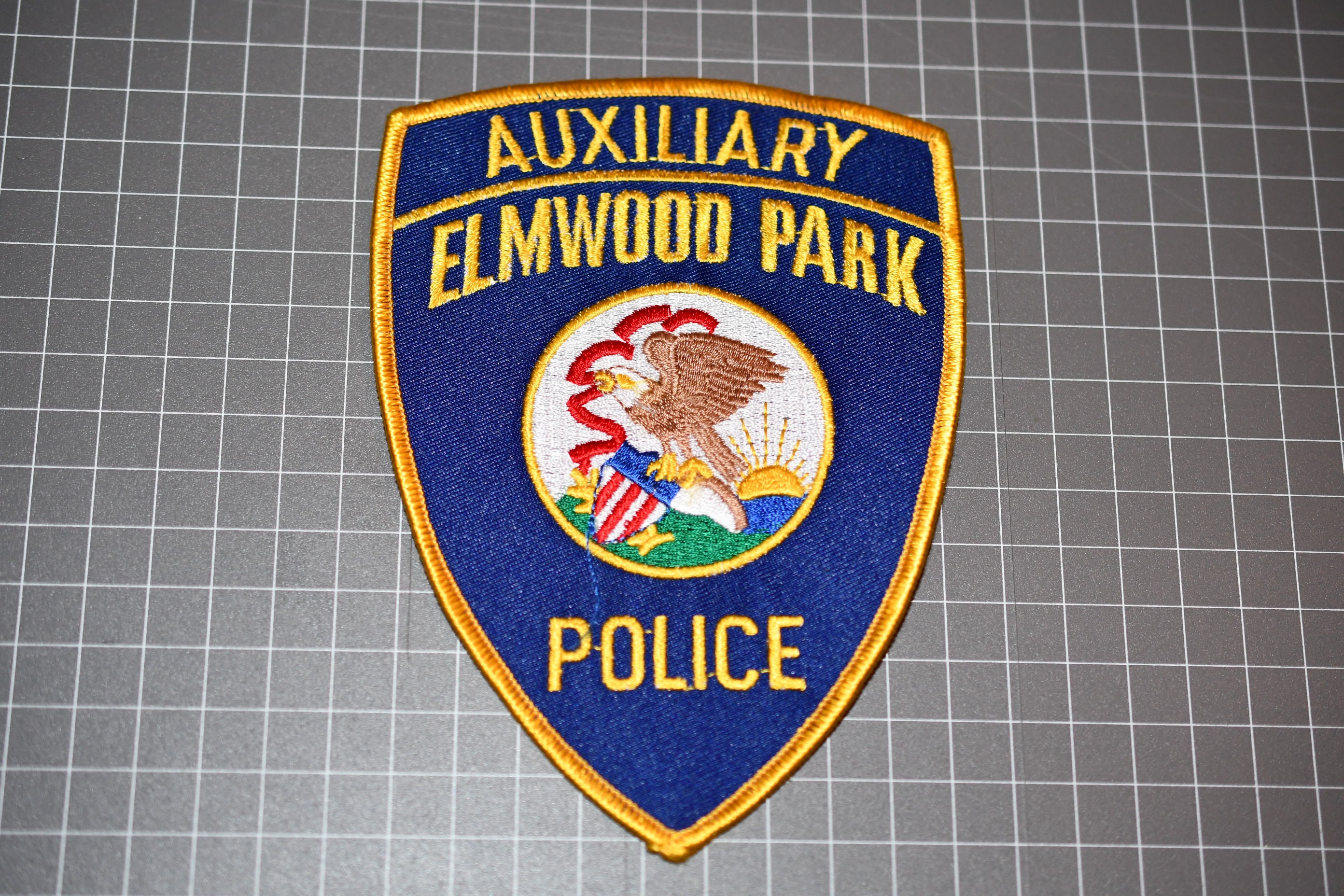 Elmwood Park Illinois Police Auxiliary Patch B2 Etsy
