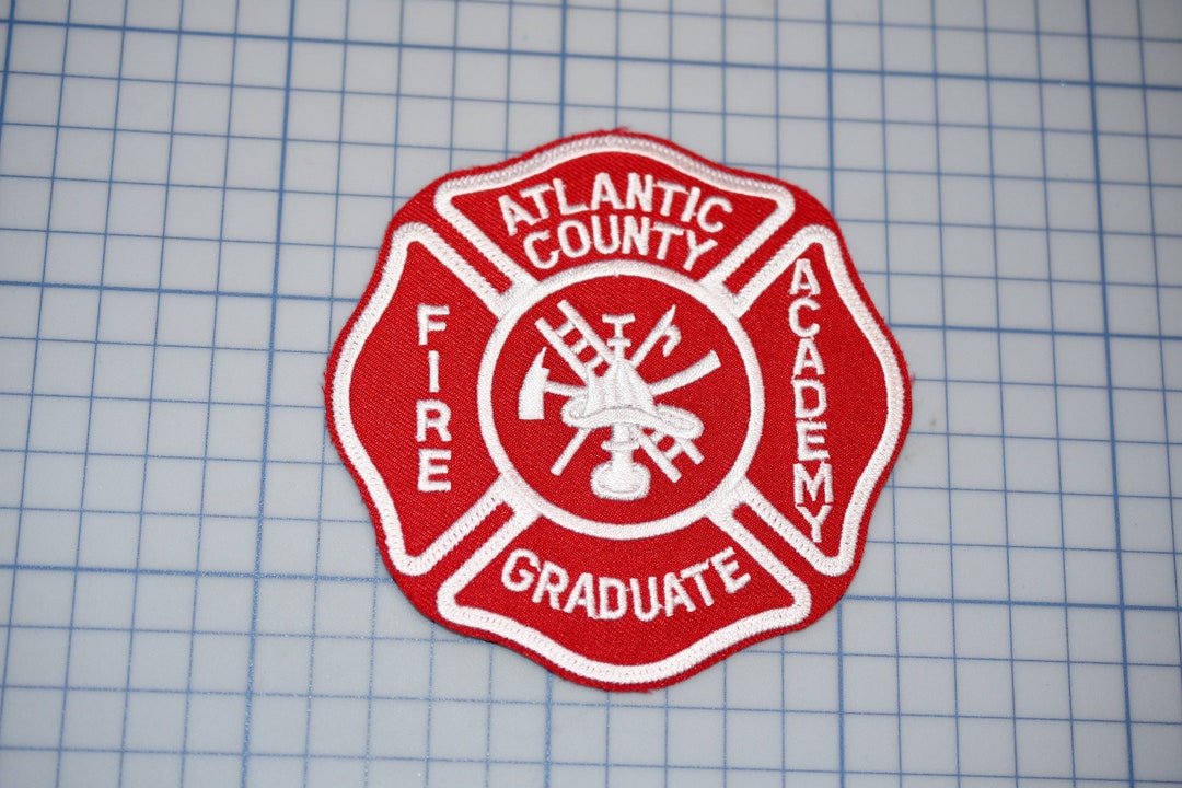 Atlantic County New Jersey Fire Academy Graduate Patch Etsy Canada