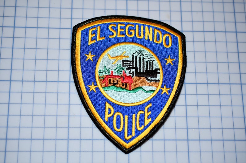 El Segundo California Police Patch B25225 Etsy