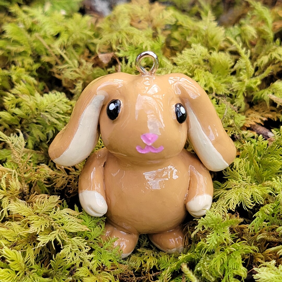 Bunny Keychain - Etsy