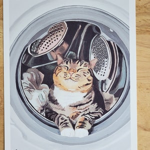 cat art print