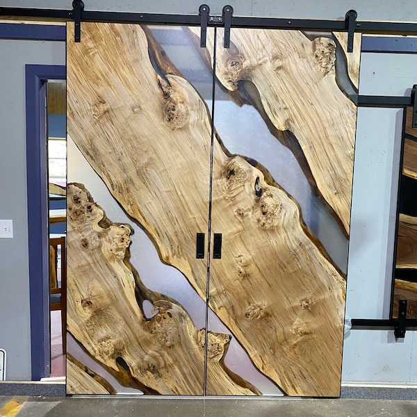 Live Edge Barn Door Etsy