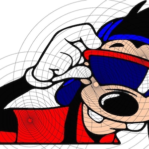 Max Goofy Movie SVG
