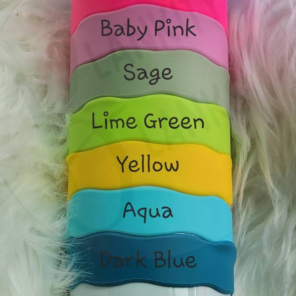 Laserable Silicone Sippy Cup Labels| Laser Blanks| | Daycare Bottle Labels|Sippy Cup Labels