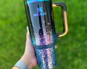 Brillantina, Vaso con brillantina, Morado, Brillante, Regalos para ella, ¡Regalos!