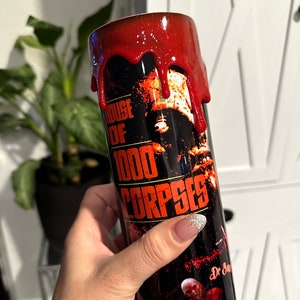 3D Drip Tumbler Horror Inspired Movie Tumbler with 3D Drips Travel Mug Travel Tumbler Keeps drinks hot or cold for hours image 4
