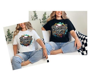 Baseball Mom T-Shirt, Mom life, Sports mom shirt, Trendy baseball mom, Gifts for her, Baseball shirt, Gifts for mom