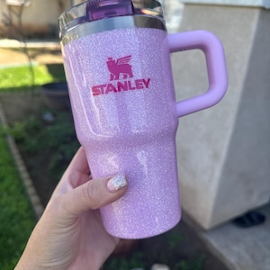 Pink Glitter Stanley, Fully Glittered Stanley, Stanley, Add your Name!