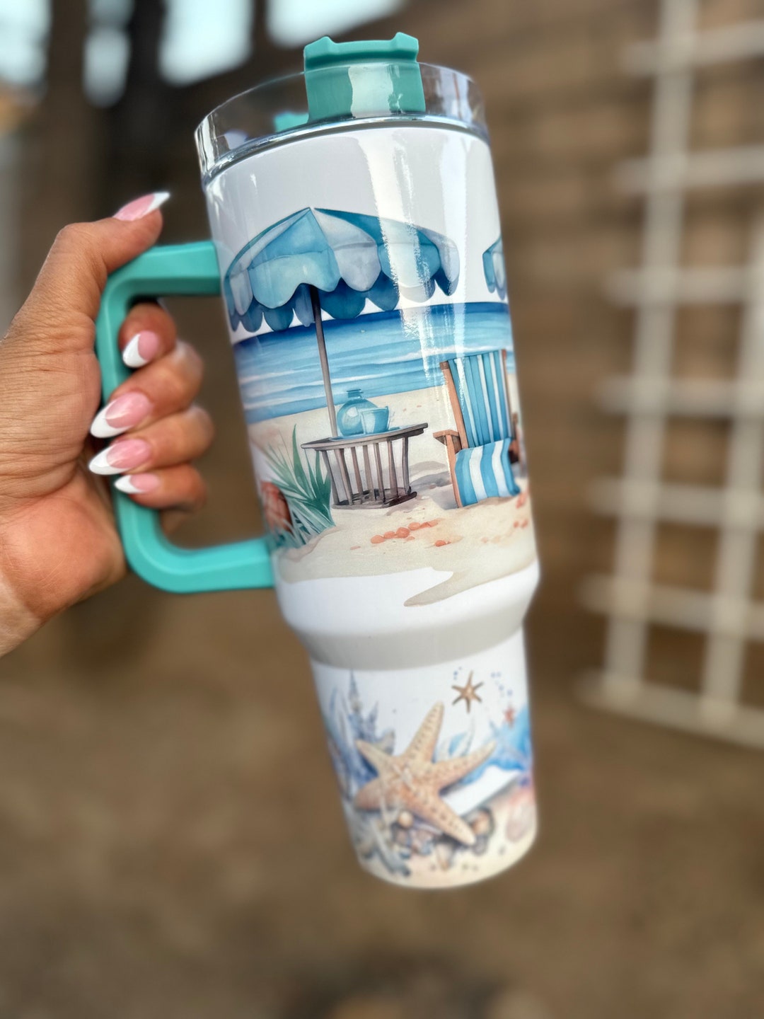 40 Oz Travel Tumbler - Surf main image 0