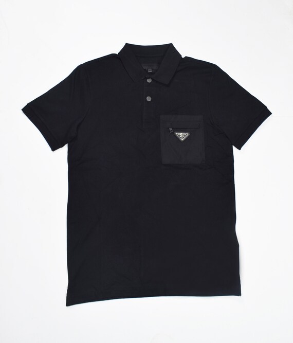 Vintage Prada Polo Shirt T-shirt Size 