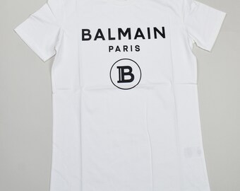 Balmain t shirt etsy Clearance