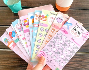 10 Everyday Savings Challenge BUNDLE | Money Tracker | Sinking Funds | Laminated | Reusable | Budget Binder | For A6 cash envelope Insert