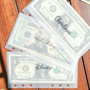 MATTE Vellum Cash Envelope l Minimalistic A6 Cash Envelope| Cash Stuffing Envelope System |  Savings Challenge | A6  Budget Binder Envelope