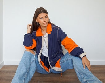 Nike Orange Jacket - Etsy