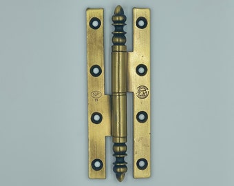 7 1/2” Patina Bronze - Antique Door Hinge - Left hand