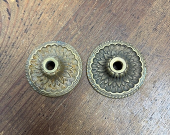 Messing Runde Bobeche Platte