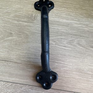 Cast Iron Clover Barn Door Handle