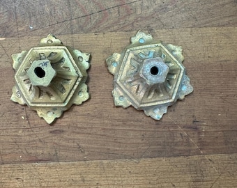 Messing Bobeche Baldachin Beschläge