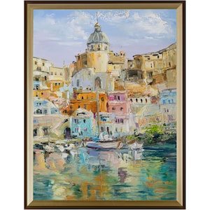 Procida. A picturesque Italian resort island in the Gulf of Naples.