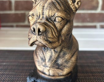 Boston Terrier - Hand-Painted, Customizable, 3D Printed, Pet Memorial