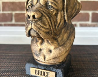 English Mastiff - Hand-Painted, Customizable, 3D Printed, Pet Memorial