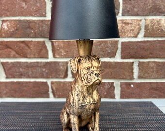 Cordless Boxer Lamp 10” - Hand-Painted, 3D Printed, Unicorn Night Light