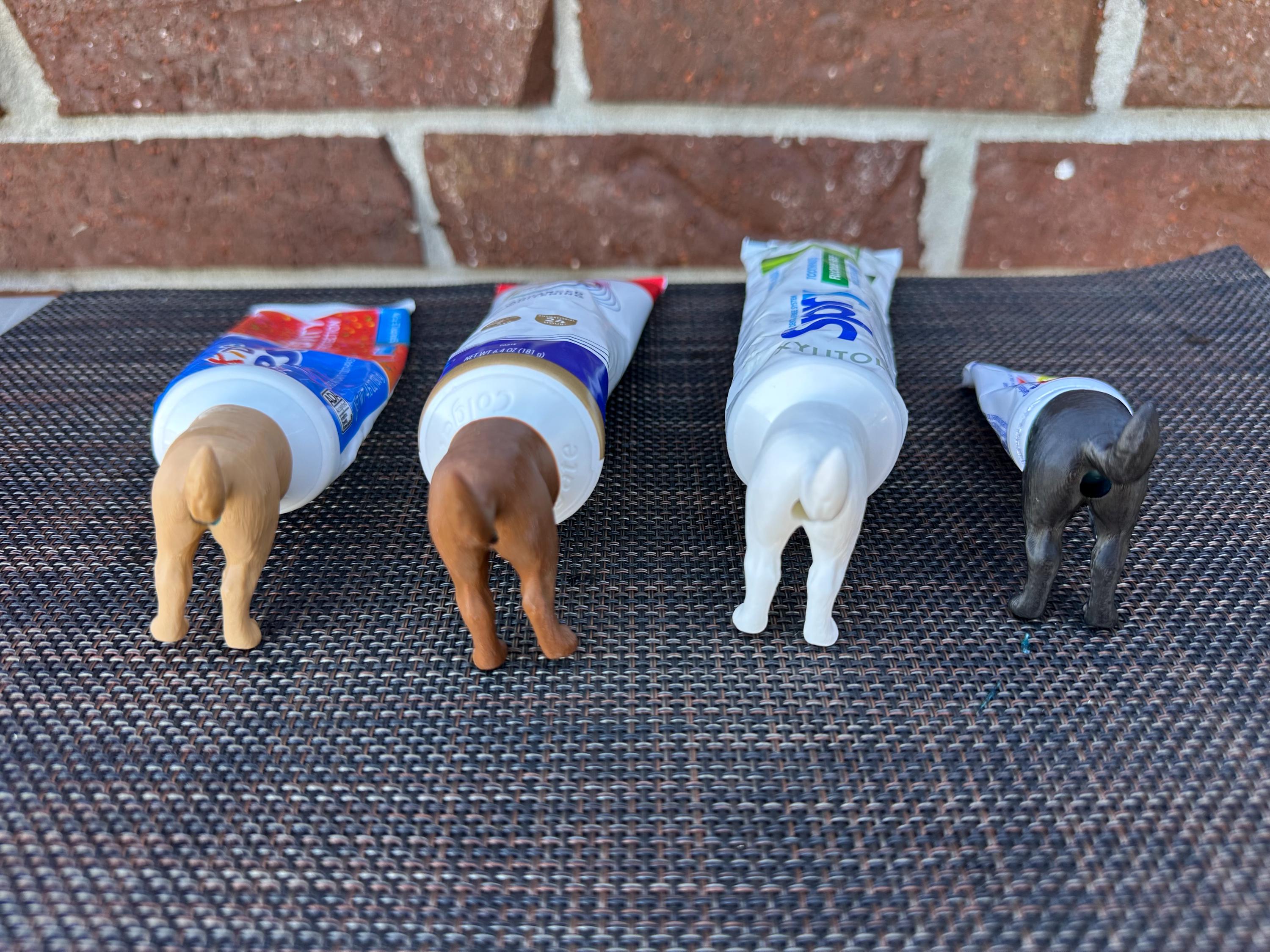 Dog Butt Toothpaste Pooper Top, Quirky Gag Gift for Dog Lovers - Etsy