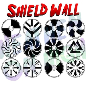 12 Shield SVG/PNG Bundle for Cricut