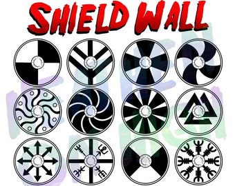 12 Shield SVG / PNG Bundle para Cricut