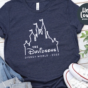 Personalized Disney Vacation Shirts, Custom Family Disney Trip Shirts, Disney Shirt, Disneyworld , Disneyland, Personalized Disney Gift