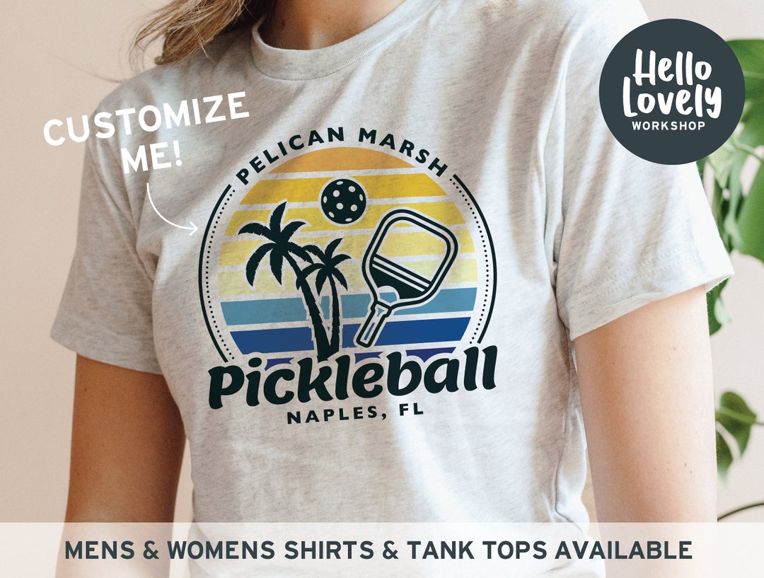 Custom Pickleball Shirts, Personalized Pickleball Team Shirt