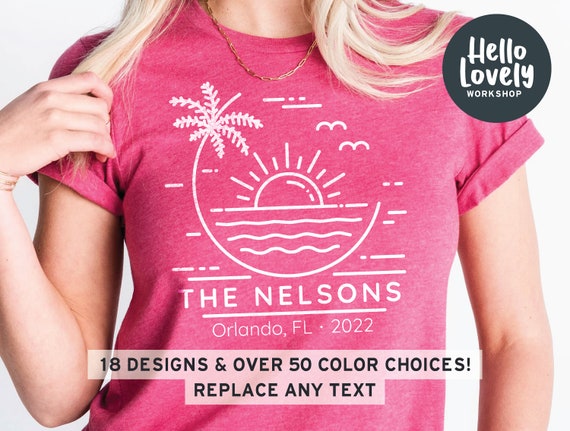 Custom Family Trip Tee, Florida Family Vacation Shirts, Group Cruise Vacation Shirt, Beach Florida Shirts, Matching Family Vacation Shirts