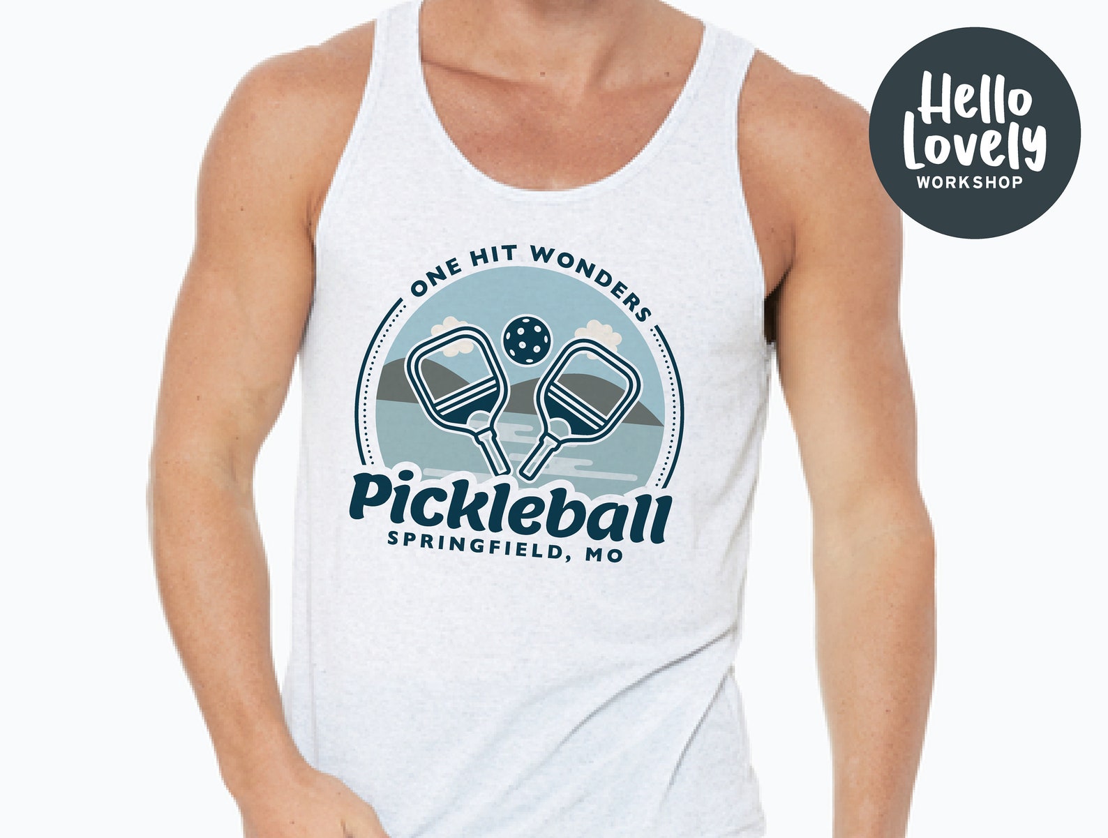 Custom Pickleball Tank Tops Personalized Pickleball Team Etsy