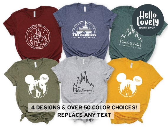 Disney sales group shirts