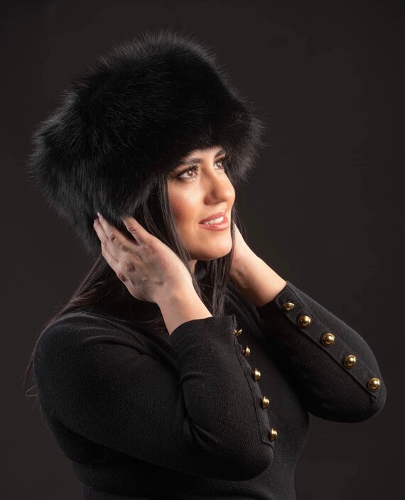Black best sale russian hat