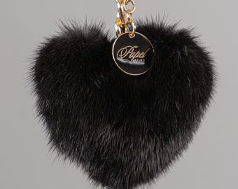 Portachiavi a coda di volpe, con coda di volpe, in pelliccia di volpe, morbido e soffice, da appendere a borsa, accessorio regalo per le donne