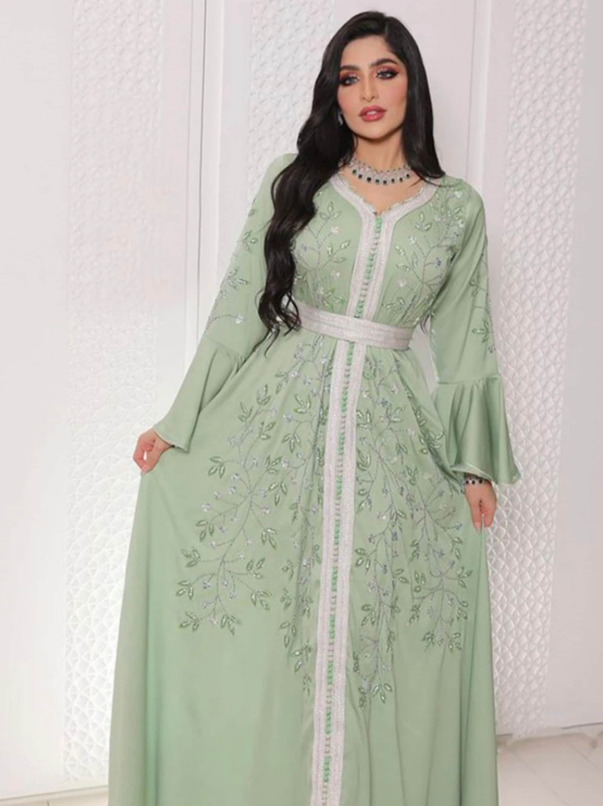 SERIN Moroccan Kaftan Dubai Abaya Ramadan Eid Dress - Etsy