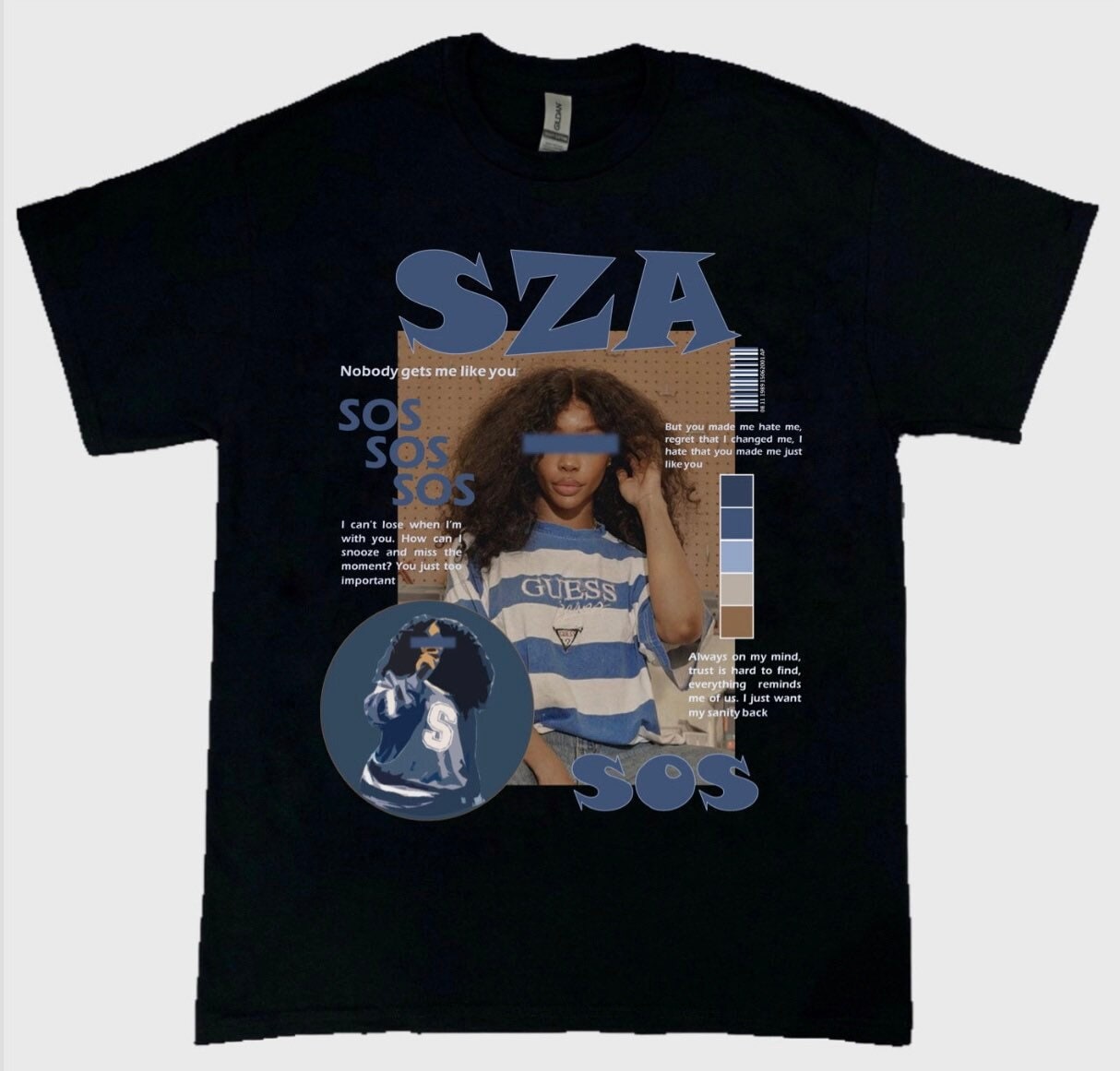 SZA- SOS Graphic Tee, Unisex - Main Image